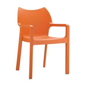 Peak Arm Chair Orange