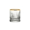Elysia Double Old Fashioned Gold Rim Glasses 12.5oz / 355ml