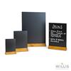 Wooden Square Top Table Talker A5 Black