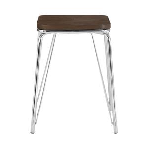 District Chrome Small Stool