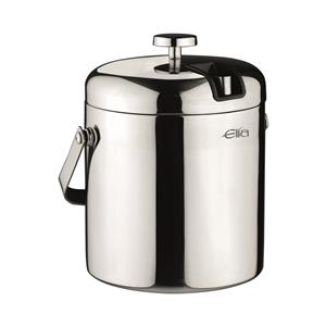 Elia Stainless Steel Ice Pail with Ice Tongs