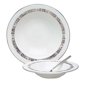 Clarity Rimmed Pasta Bowl 10.5inch / 27cm