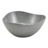 Grey Granite Melamine Triangular Buffet Bowl 9.8inch / 25cm
