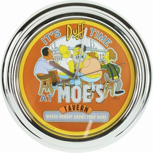 Moe's Tavern Bar Clock