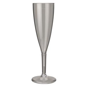 Clarity Polycarbonate Champagne Flute 5.5oz LCE at 125ml
