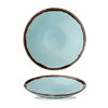 Harvest Turquoise Organic Coupe Bowl 11inch