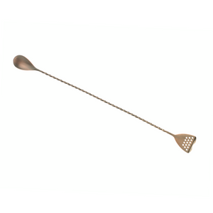 Barfly Antique Copper Bar Spoon with Strainer End 15.75inch / 40cm