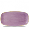 Stonecast Lavender Chefs Oblong Plate 13.875 x 7.375inch
