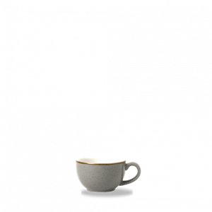 Stonecast Peppercorn Grey Cappuccino Cup 6oz