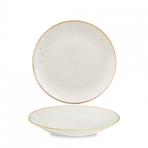 Stonecast Barley White Deep Coupe Plate 8.66inch