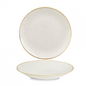 Stonecast Barley White Deep Coupe Plate 9.40inch
