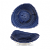 Stonecast Patina Cobalt Blue Lotus Bowl 9.25inch