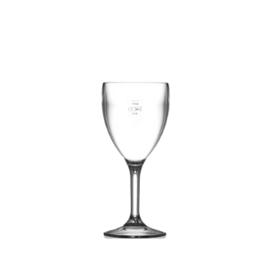 Elite Premium Polycarbonate Wine Glasses 9oz LCE at 125ml & 175ml