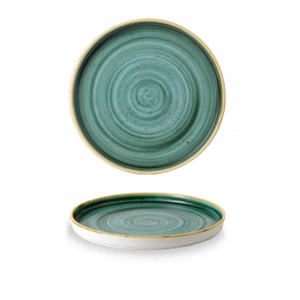 Stonecast Samphire Green Walled Plate 8.67inch