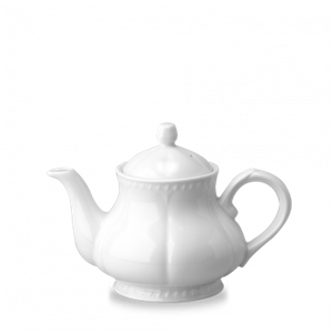Buckingham White Teapot 1pint