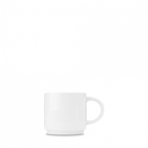 White Stacking Breakfast Cup 10oz