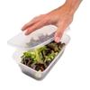 Microwaveable Rectangular Food Container 35oz / 1ltr