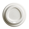Bagasse Compostable Hot Drink Sip Thru Lids to Fit 80mm Cups