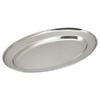 Genware Stainless Steel Oval Flat 12inch / 30cm