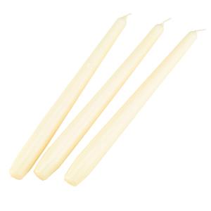 Ivory Tapered Candle 10inch