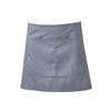 Grey Short Apron W/ Split Pocket 27.5 x 14.5inch / 70 x 37cm