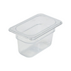 1/6GN Clear Polycarbonate Pan 100mm