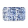 The Maker`s Collection Porto Blue Organic Recangular Platter 10.625inch x 6.25inch / 27cm x 16cm