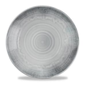 Harvest Flux Grey Organic Coupe Plate 10.75inch / 27.5cm