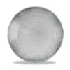 Harvest Flux Grey Organic Coupe Plate 6.375inch / 16.4cm