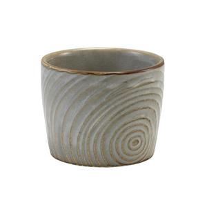 Terra Porcelain Smoke Grey Organic Dip Pot 3oz / 90ml