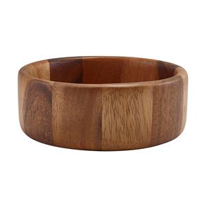 GenWare Acacia Wood Straight Sided Bowl 16cm