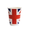 Paper Cup Union Jack Printed Double Wall 8oz / 227ml