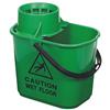 Green Industrial Heavy Duty Mop Bucket 15ltr