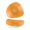 Stonecast Tangerine Triangle Bowl 9.25inch / 23.5cm