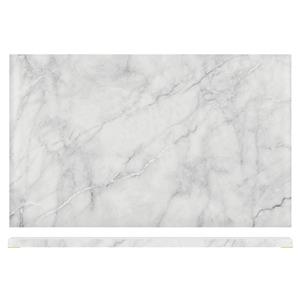 White Marble Agra Melamine GN1/1 Slab 53 x 32.5cm