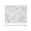 White Marble Agra Melamine GN1/2 Slab 32.5 x 26.5cm