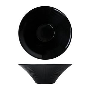 Midnight Black Boston Melamine Bowl 25.5 x 9cm