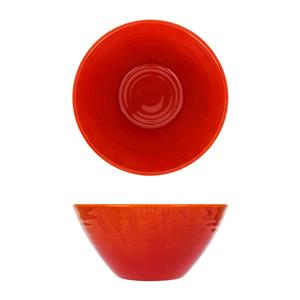 Orange Glazed Melamine Casablanca Bowl 20.5 x 9.5cm