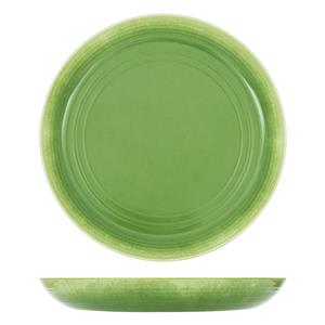 Light Green Glazed Melamine Casablanca Bowl 38 x 4.5cm