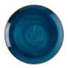 Churchill Stonecast Java Blue Evolve Coupe Plate 11.25inch / 28.5cm