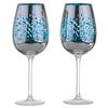 Filigree Wine Glasses Blue 17.6oz / 500ml