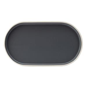 Forma Charcoal Platter 31 x 17.5cm