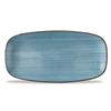 Stonecast Raw Teal Oblong Chefs Plate 7.8 x 4.75inch / 19.8 x 12cm