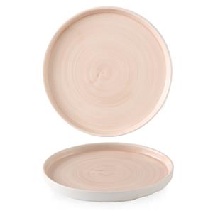 Stonecast Canvas Coral Walled Plate 11inch / 28cm