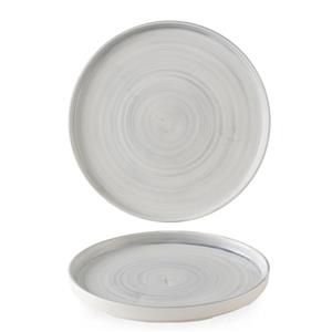 Stonecast Canvas Grey Walled Plate 8.25inch / 21cm