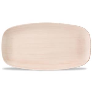Stonecast Canvas Coral Chefs Oblong Plate 13.875 x 7.375inch