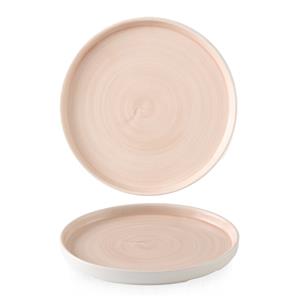 Stonecast Canvas Coral Walled Plate 10.25inch / 26cm