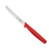 Barfly Utility Knife Rounded Tip, Wavy Edge, Red 4.3inch / 11cm