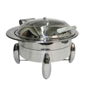 Round Induction Stainless Steel Chafer 48 x 48 x 19cm