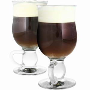 Irish Handled Coffee Glasses
